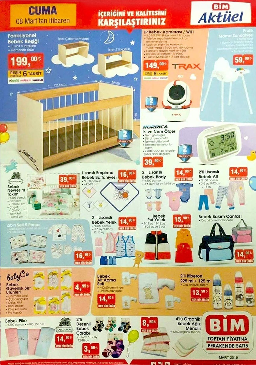 Bim 8 Mart 2019 İndirimli Ürünler Kataloğu Ürünleri İnceliyoruz
