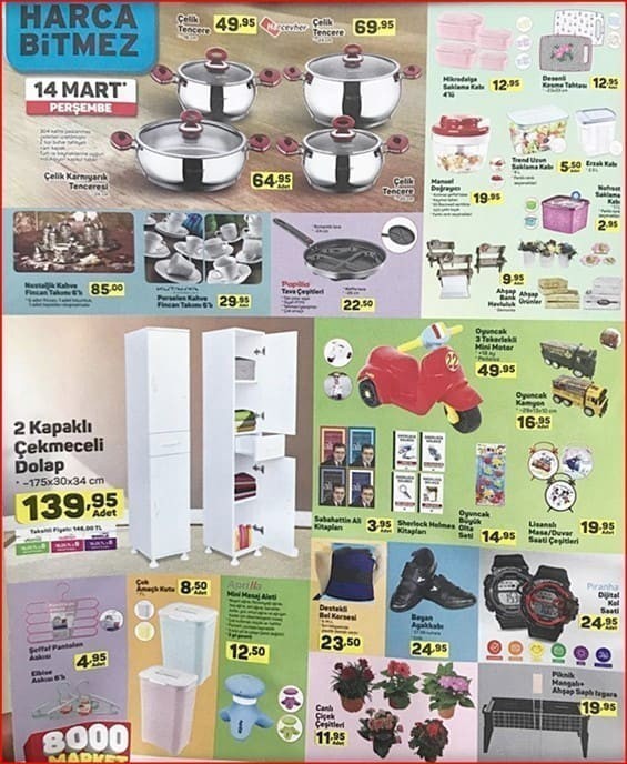 A101 14 Mart 2019 Aktüel Ürünler Kataloğu (GÜNCEL)