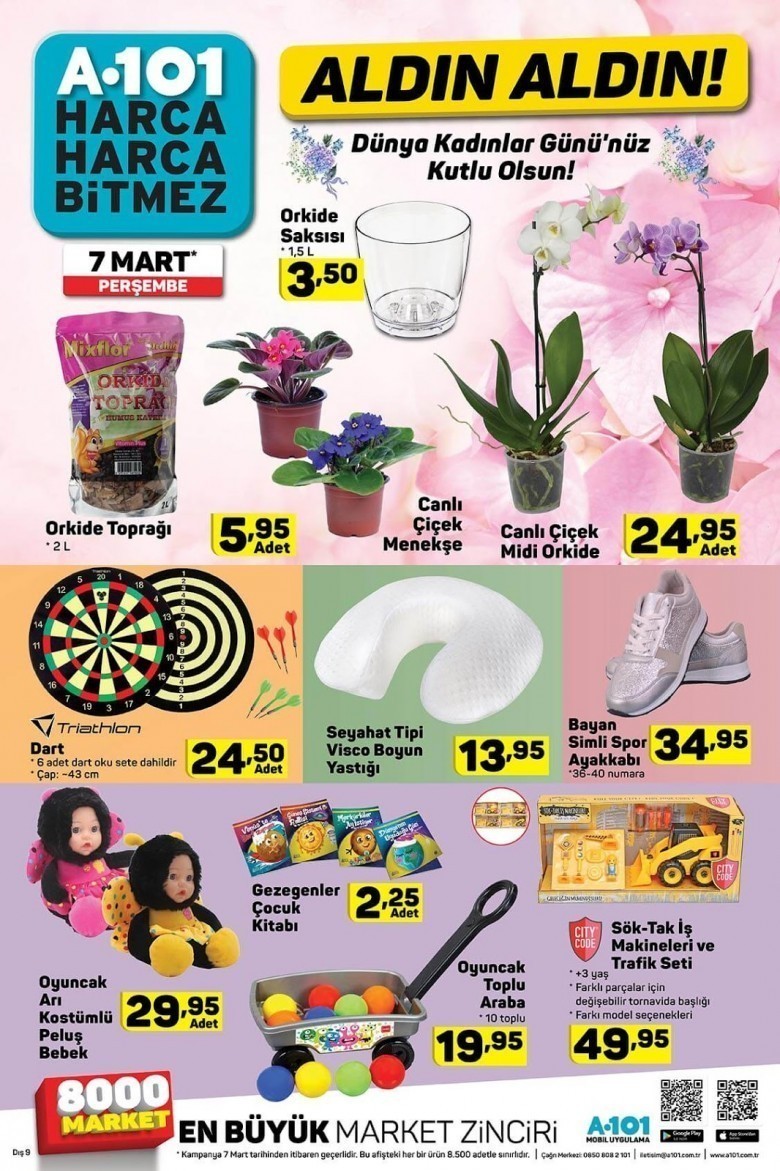 A101 7 Mart 2019 Aktüel Ürünler Kataloğu (GÜNCEL)