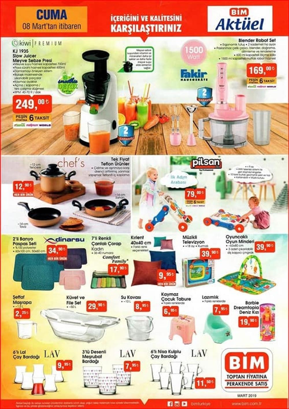 Bu Haftaki A101, Bim, Şok İndirimli Ürünler Kataloğu İnceliyoruz