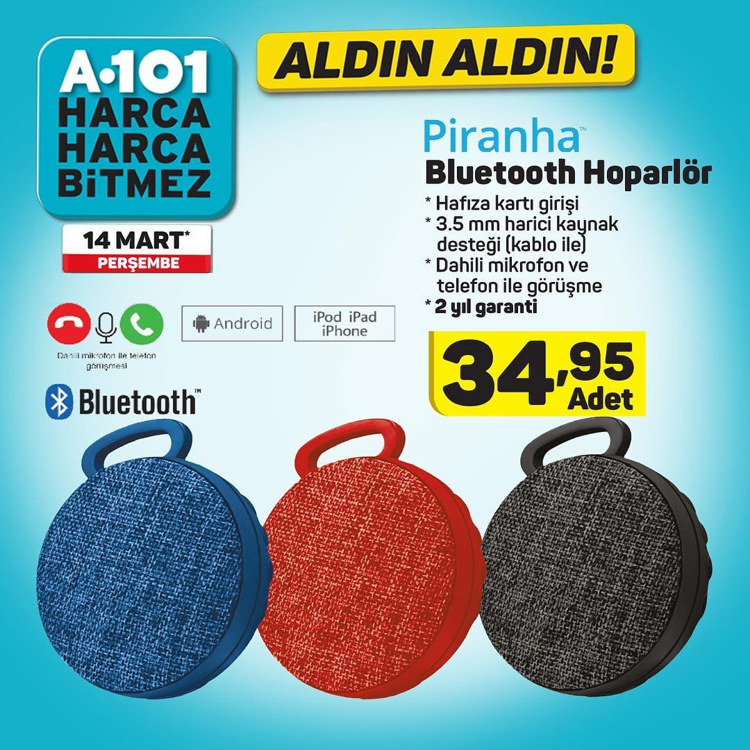 A101 14 Mart 2019 Süper İndirimli Fırsatları İnceliyoruz