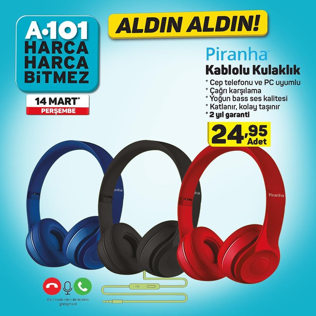A101 14 Mart 2019 Süper İndirimli Fırsatları İnceliyoruz