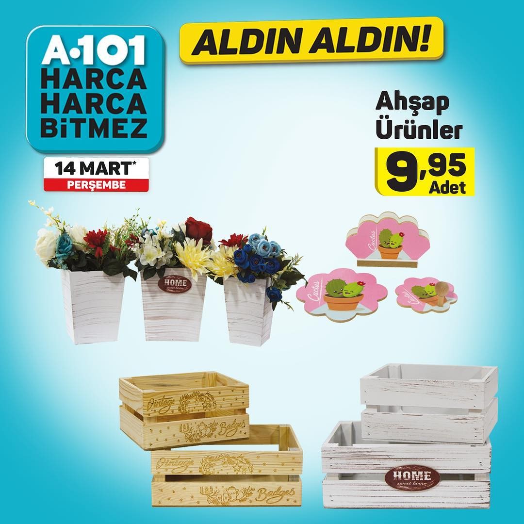 A101 14 Mart 2019 Süper İndirimli Fırsatları İnceliyoruz