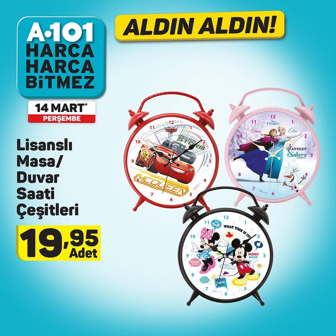 A101 14 Mart 2019 Süper İndirimli Fırsatları İnceliyoruz