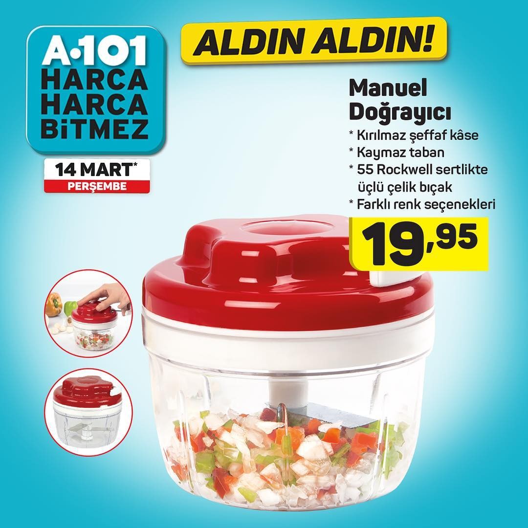 A101 14 Mart 2019 Süper İndirimli Fırsatları İnceliyoruz