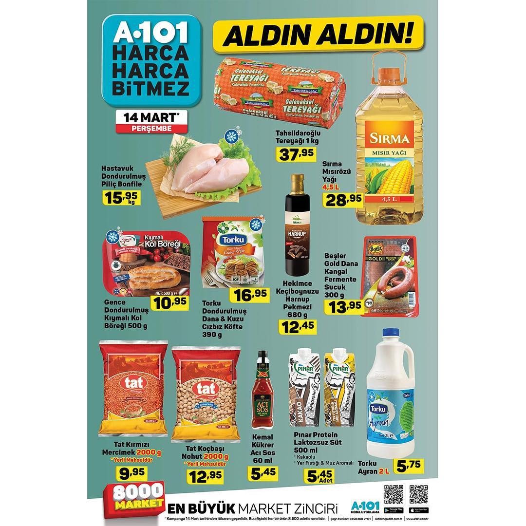 A101 14 Mart 2019 Süper İndirimli Fırsatları İnceliyoruz