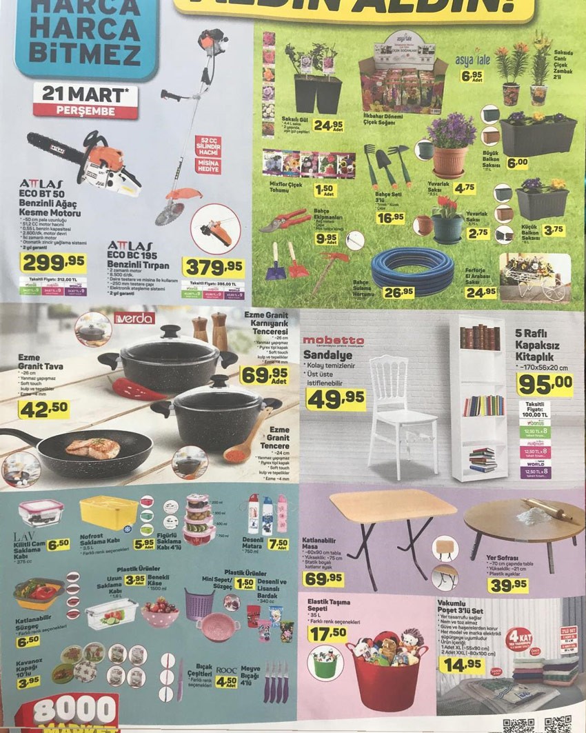 A101 21 Mart 2019 Aktüel Ürünler Kataloğunu İnceliyoruz