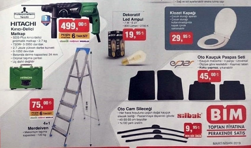 Bim 29 Mart 2019 İndirimli Ürünler Kataloğunu İnceliyoruz