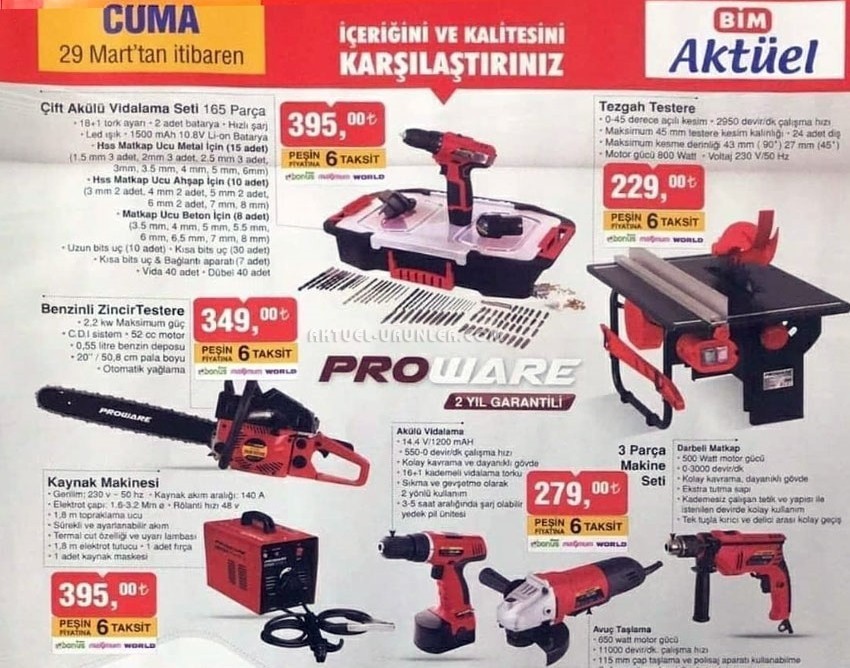 Bim 29 Mart 2019 İndirimli Ürünler Kataloğunu İnceliyoruz