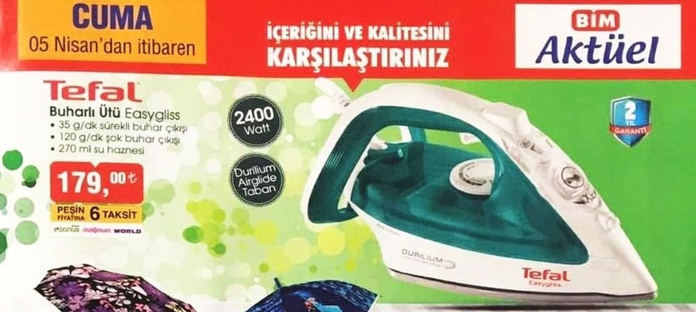 Bim 5 Nisan İndirimli Ürünler Kataloğu