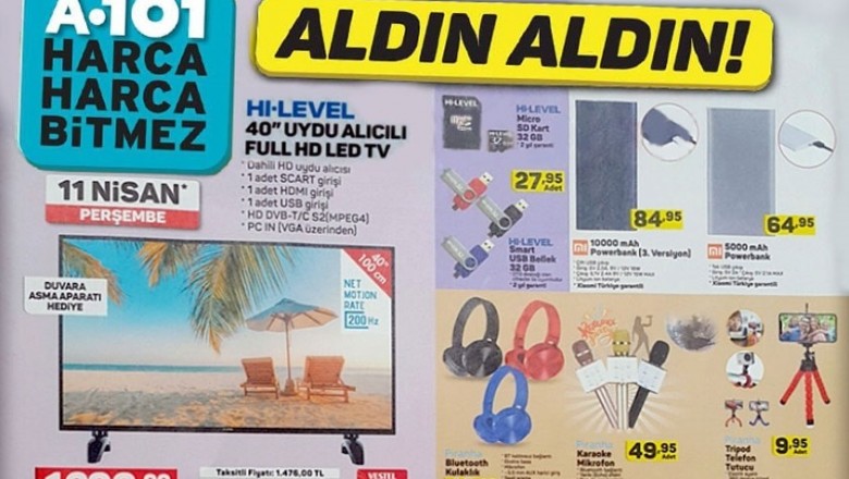 A101 4 Nisan Aktüel İndirim Kataloğları