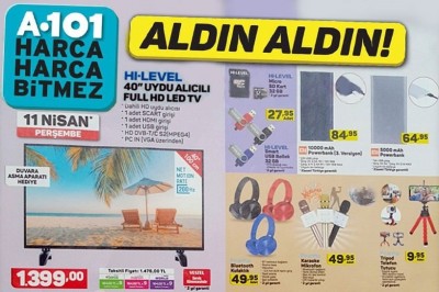 A101 4 Nisan Aktüel İndirim Kataloğları
