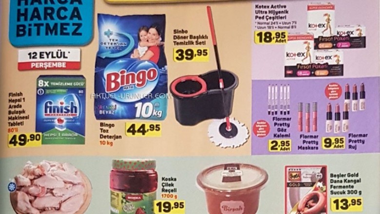 A101 12 Eylül 2019 Aktüel indirimli Ürünler Kataloğu