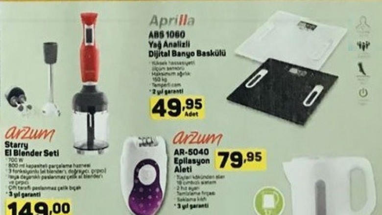 A101 20-24 Ekim Aktüel İndirimli Ürünler Kataloğu 