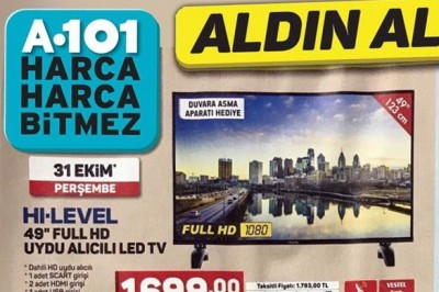 A101 31 Ekim 2019 Aktüel İndirimli Ürünler Kataloğu