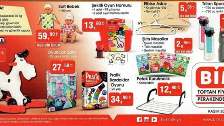 Bim 1 Kasım 2019 Aktüel İndirimli Ürünler kataloğu