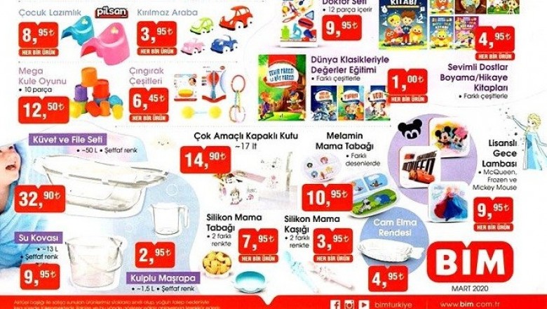 Bim 6 Mart 2020 de Kaçırılmayacak Yeni Aktüel indirimli Ürünler Kataloğu