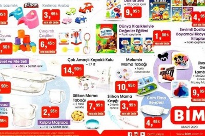 Bim 6 Mart 2020 de Kaçırılmayacak Yeni Aktüel indirimli Ürünler Kataloğu