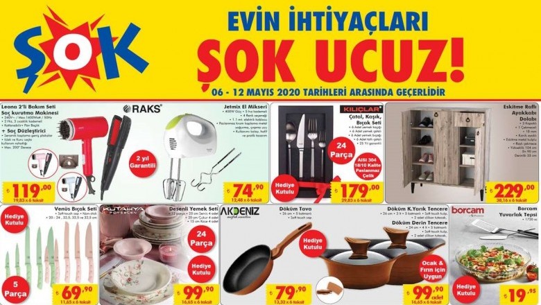ŞOK MARKET 12 MAYIS 2020 AKTÜEL İNDİRİMLİ ÜRÜNLER KATALOĞU