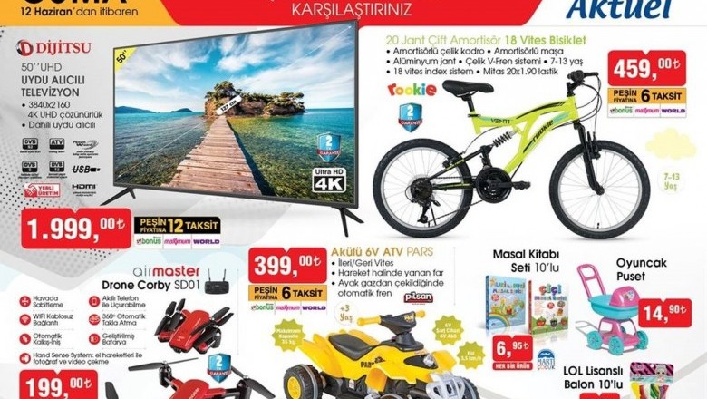 BİM 12 HAZİRAN 2020 AKTÜEL İNDİRİMLİ ÜRÜNLER KATALOĞU