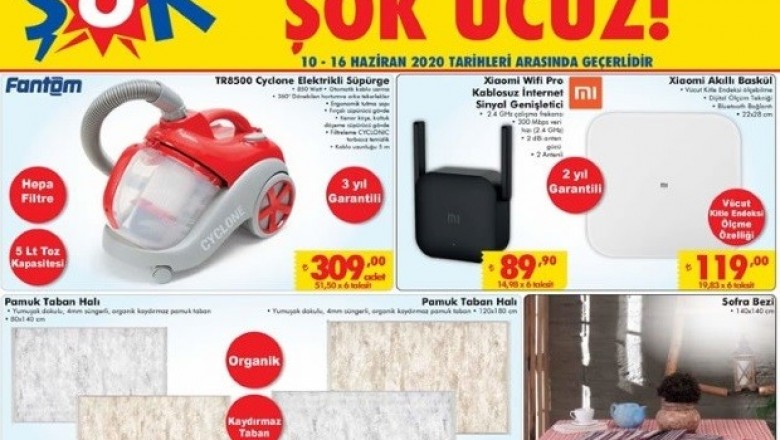 ŞOK MARKETTE BUGÜN (10 HAZİRAN 2020 ) KAÇIRILMAYACAK AKTÜEL İNDİRİMLİ ÜRÜNLER KATALOĞU