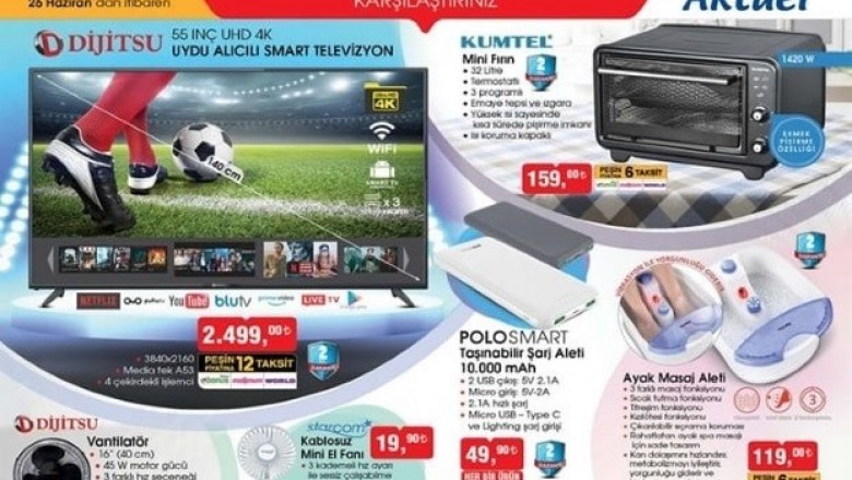 BİM MARKET 26 HAZİRAN 2020 AKTÜEL İNDİRİMLİ ÜRÜNLER KATALOĞU