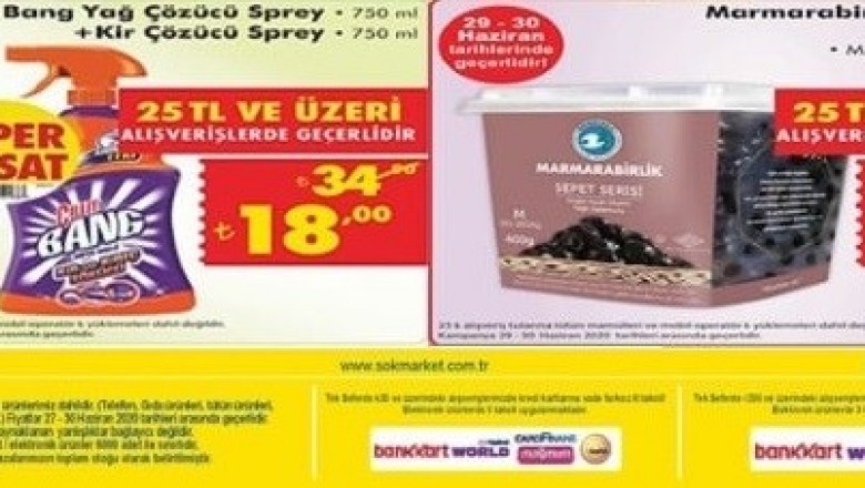 ŞOK MARKET 27 HAZİRAN 2020 AKTÜEL İNDİRİMLİ ÜRÜNLER KATALOĞU