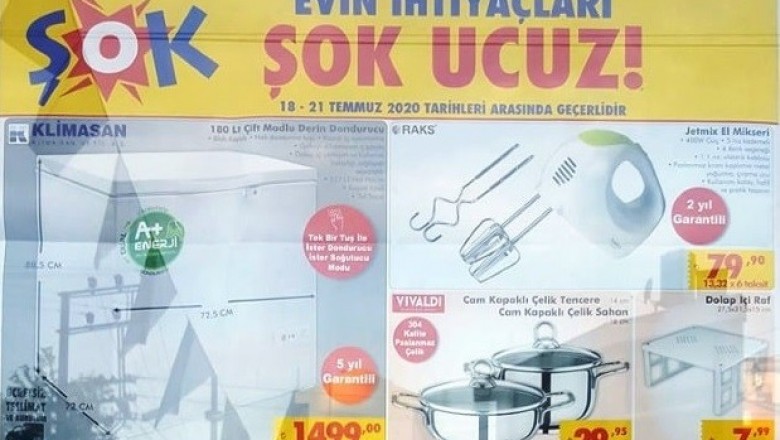 Şok Market 18 Temmuz 2020 Aktüel indirimli Ürünler Kataloğu Yayınlandı