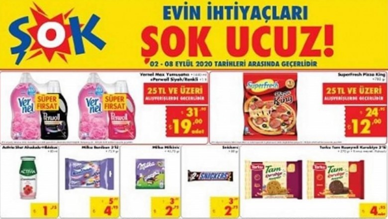 Şok Makret 2 - 8 Eylül 2020 Aktüel İndirimli Ürünler Kataloğu