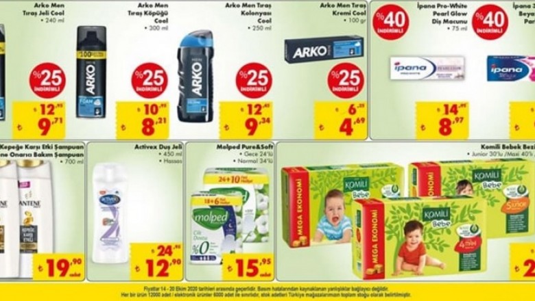 Şok Market 20 Ekim 2020 Aktüel İndirimli Ürünler Kataloğu