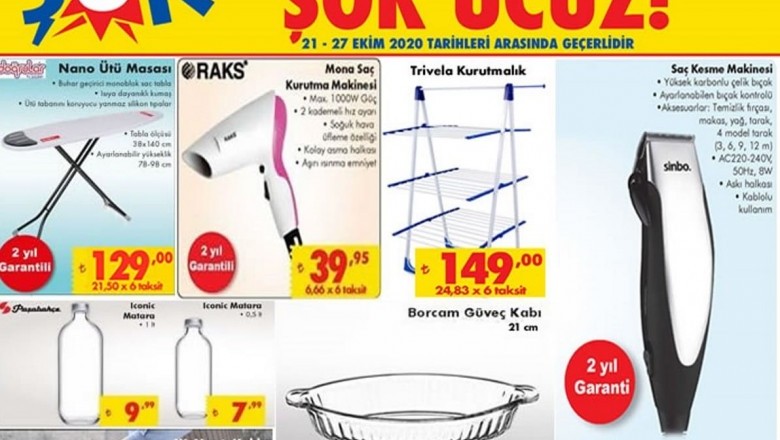 Şok Market 27 Ekim 2020 Aktüel İndirimli Ürünler Kataloğu