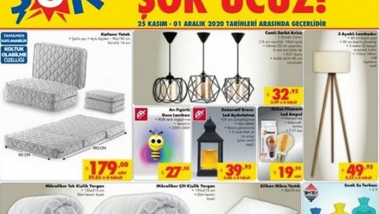 Şok Market 26 Kasım 2020 AKtüel İndirimli Ürünler Kataloğu