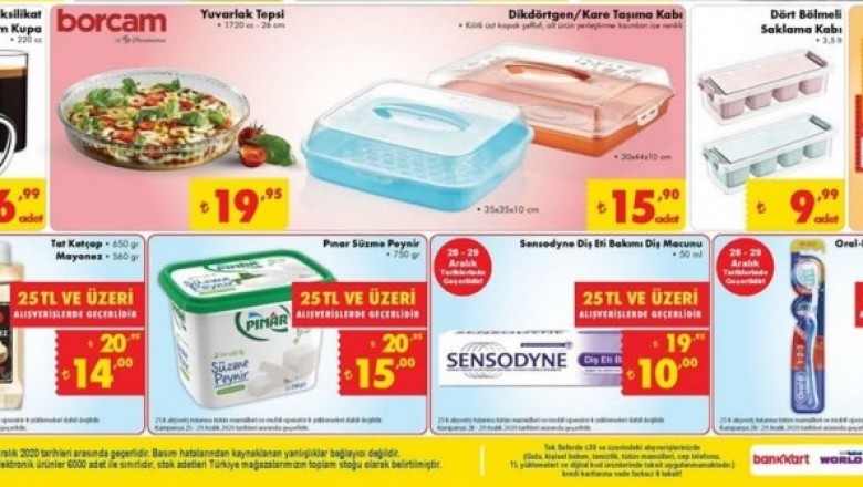 Şok Market 29 Aralık 2020 Aktüel İndirimli Ürünler Kataloğu