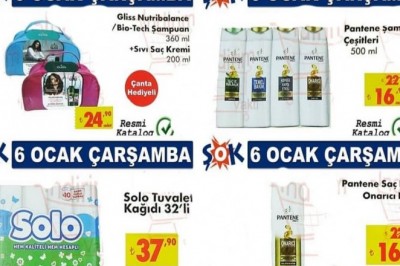 Şok Market 6 Ocak 2021 Aktüel İndirimli Ürünler Kataloğu