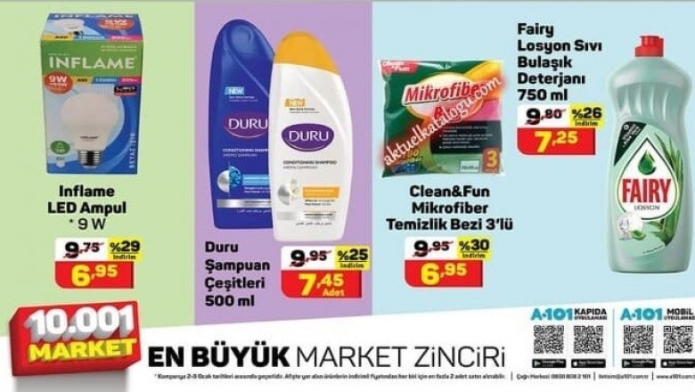 A101 8 Ocak 2021 Aktüel İndirimli Ürünler Kataloğu