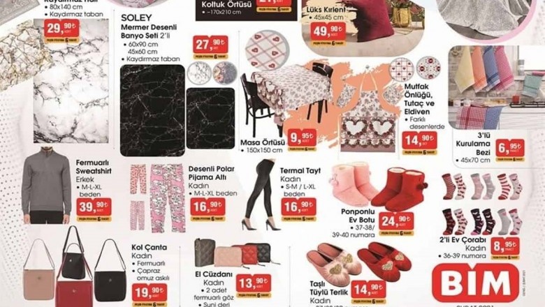 Bim 5 Şubat 2021 Aktüel İndirimli Ürünler Kataloğu