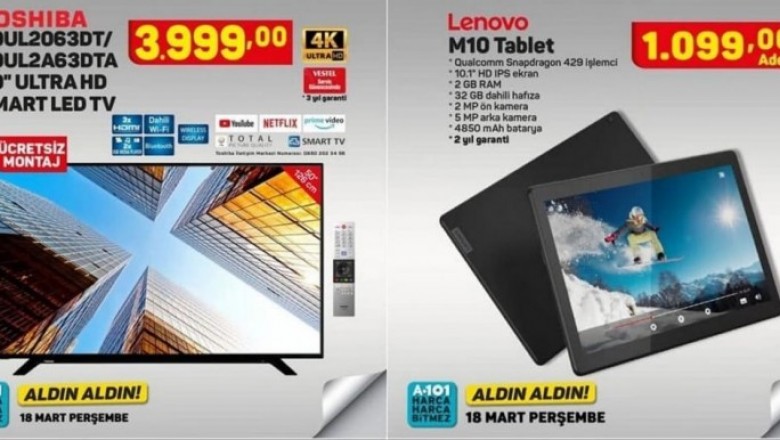 A101 18 Mart 2021 Aktüel İndirimli Ürünler Kataloğu