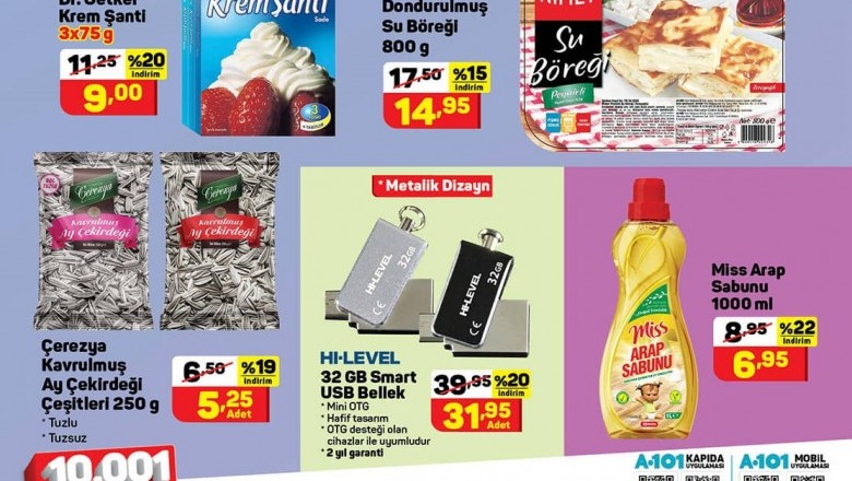 A101 26 Mart 2021 Aktüel İndirimli Ürünleri