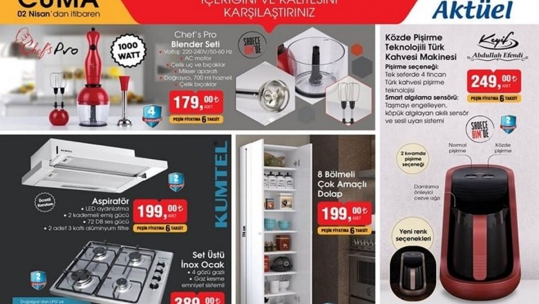 Bim 2 Nisan 2021 Aktüel İndirimli Ürünleri