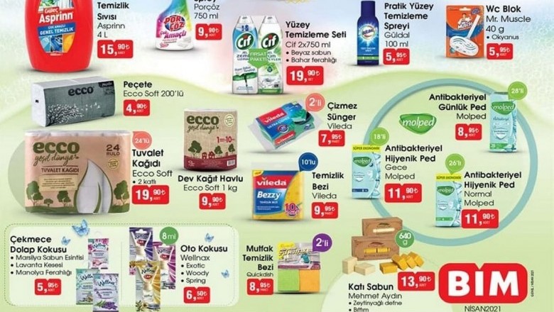 Bim 13 Nisan 2021 Aktüel İndirimli Ürünler Kataloğu