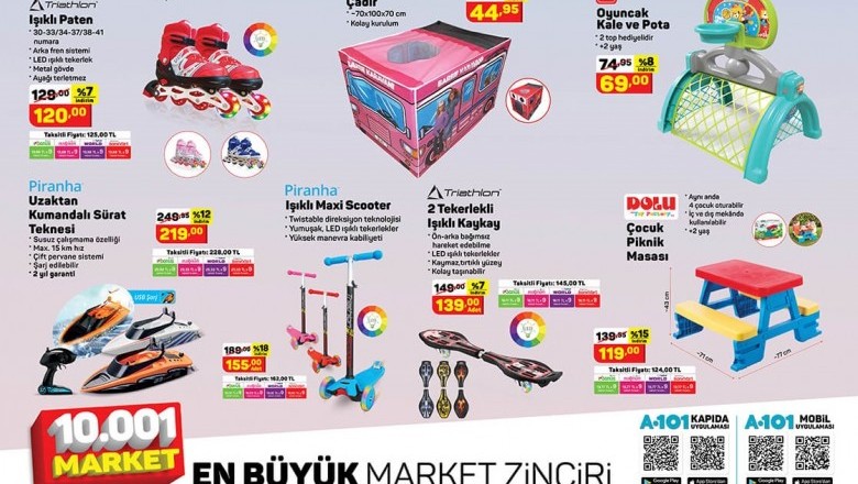 A101 29 Eylül 2021 de Kaçırılmayacak Fırsatlar