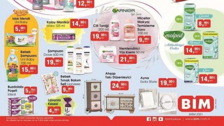 Bim 19 Ekim 2021 Aktüel İndirimli Ürünler Kataloğu