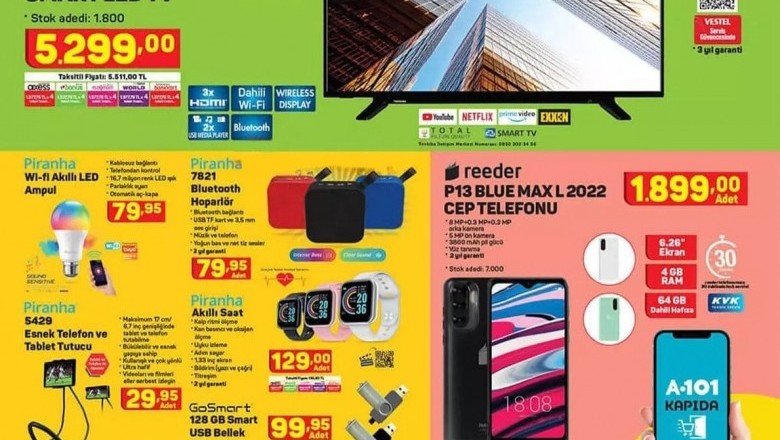 A101 13 Ocak 2022 Kaçırılmayacak Aktüel Fırsatları