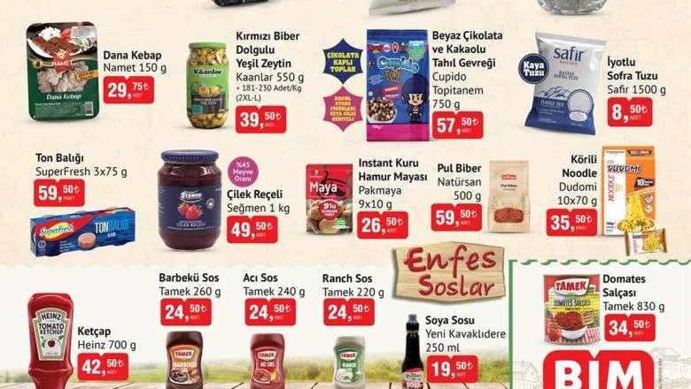 Bim Market 29 Ağustos - 5 Eylül 2023 Aktüel İndirimli Ürünler Kataloğu