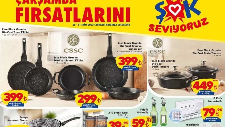 Şok Market  1 Kasım 2023 Aktüel İndirimli Ürünler Kataloğu