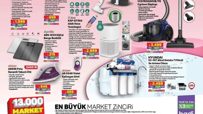 A101 Market 2 - 9 Ocak 2025  Aktüel İndirimli Ürünler Kataloğu